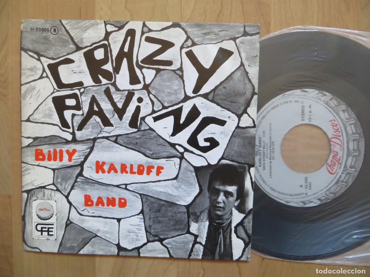 Vinyl records: Billy Karloff Band - Crazy Paving (7&rdquo;, Single, Promo)