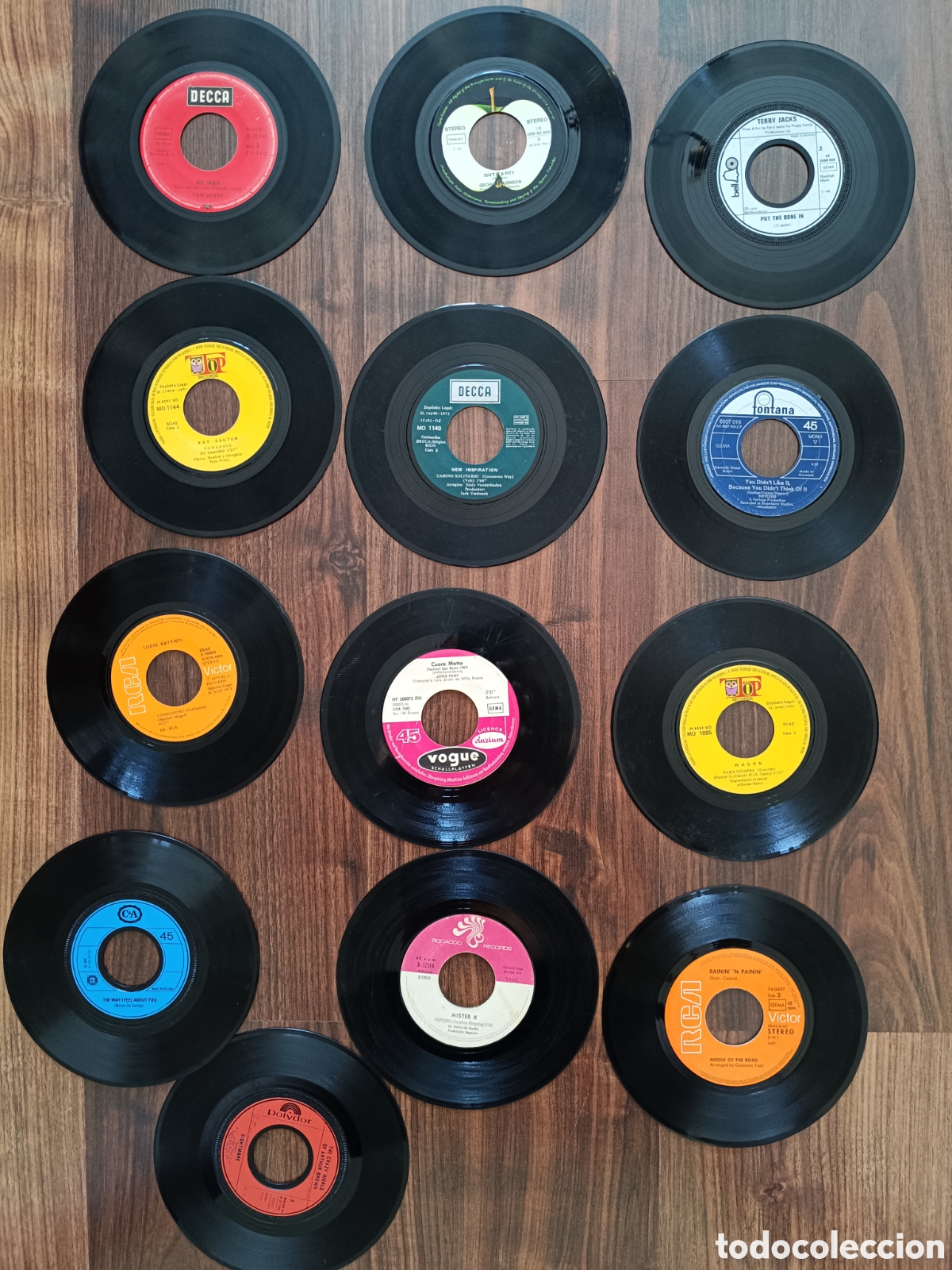 Discos de vinilo: Discos singles variados extranjeros.