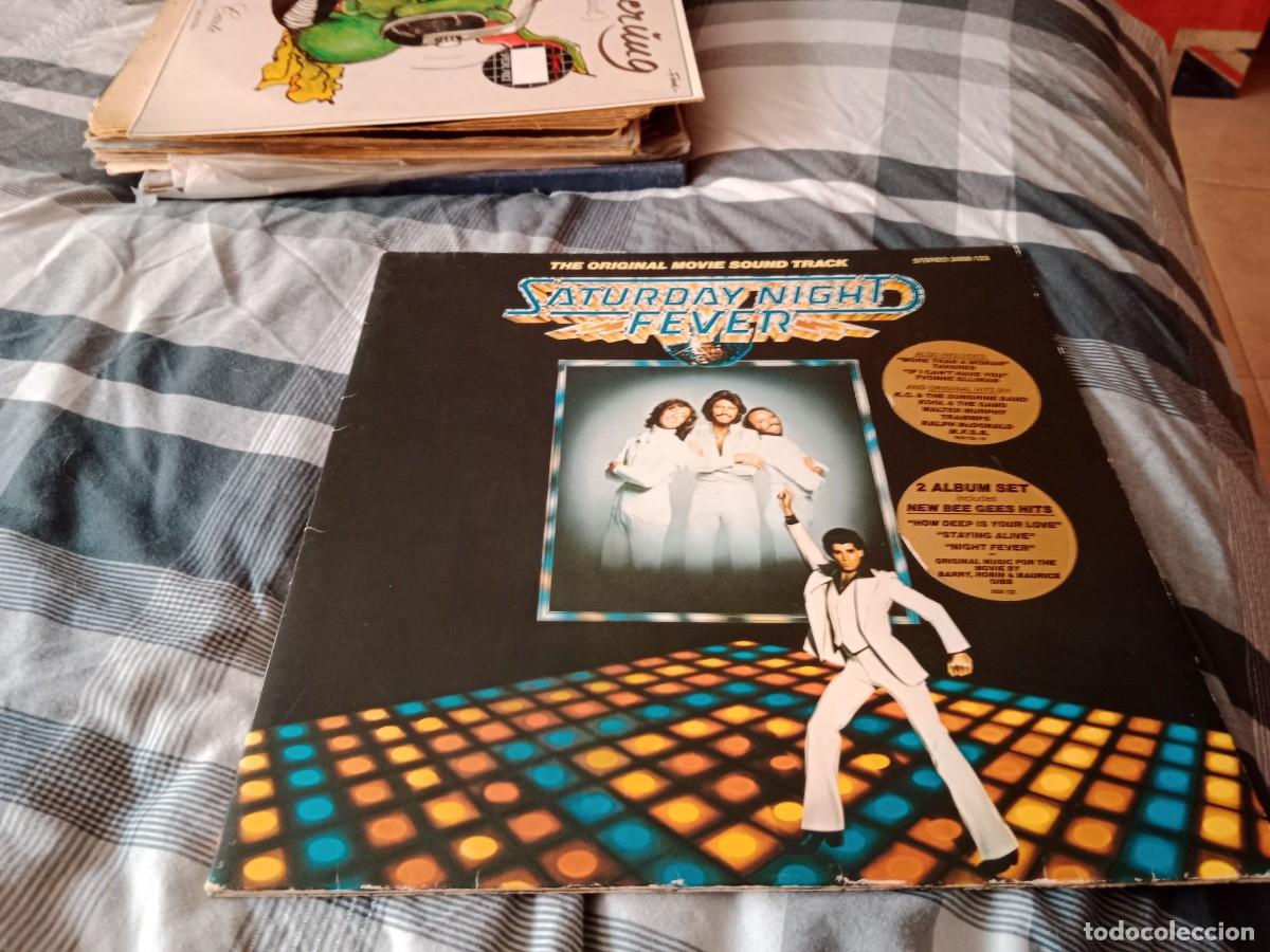 Discos de vinilo: FIEBRE DEL SABADO NOCHE SATURDAY NIGHT FEVER - RSO EDICION ALEMANA 1977 - PORTADA DOBLE