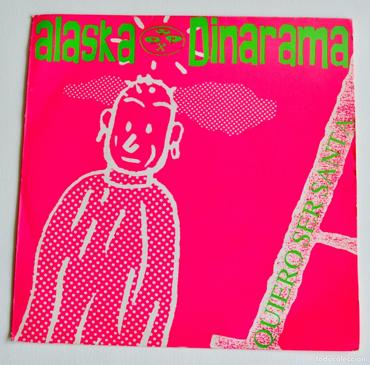 Discos de vinilo: Alaska y Dinarama. &rdquo;Quiero ser santa&rdquo;. Disco single promocional. Hispavox, 1989. Muy buen estado