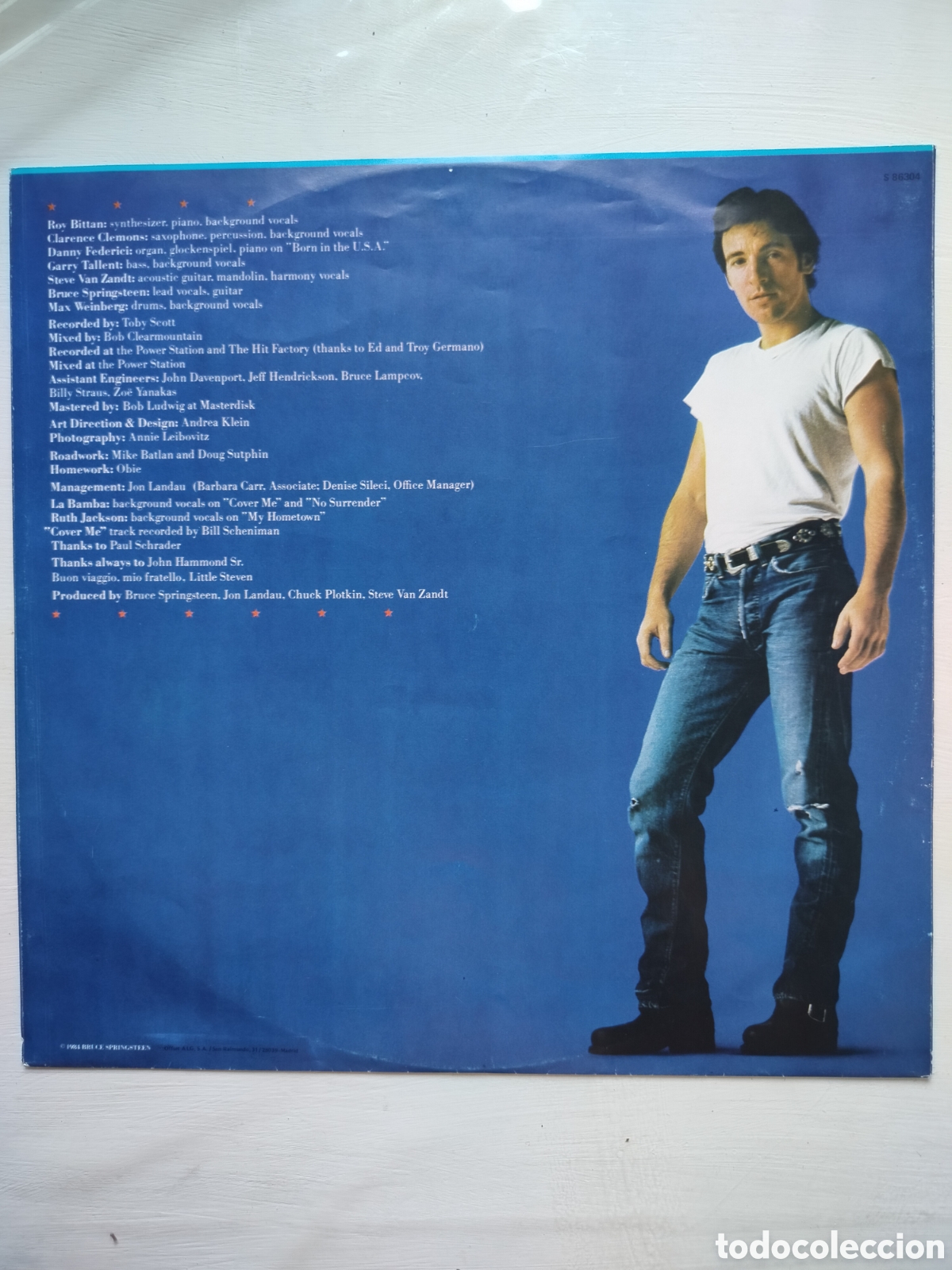 Discos de vinilo: Bruce Springsteen LP Con P&oacute;ster - Foto 3