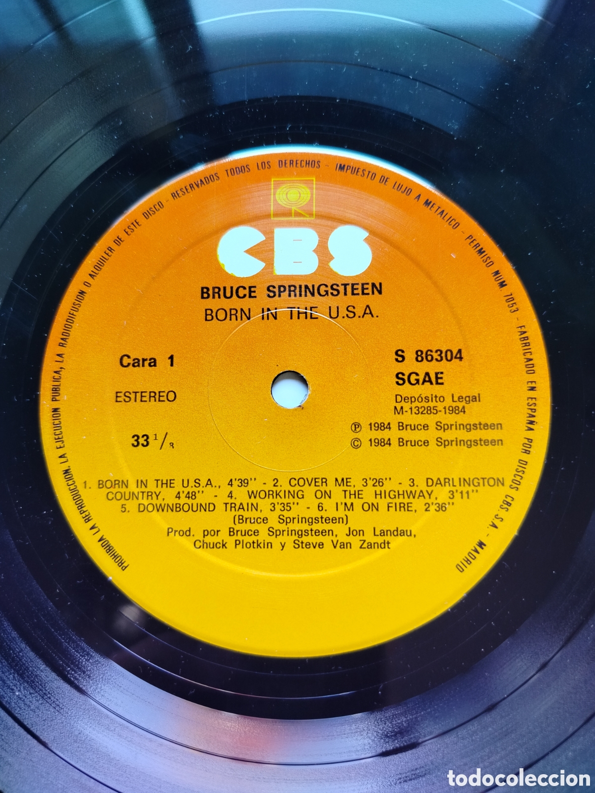 Discos de vinilo: Bruce Springsteen LP Con P&oacute;ster - Foto 4
