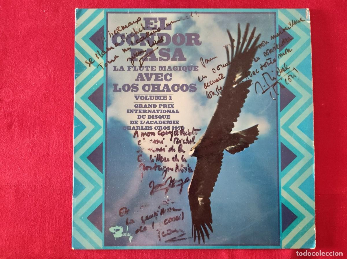 Discos de vinilo: Vinilo Folk - Los Chacos - El Condor Pasa (Volume 1) - Ed. Francia 1970 - Dedicado