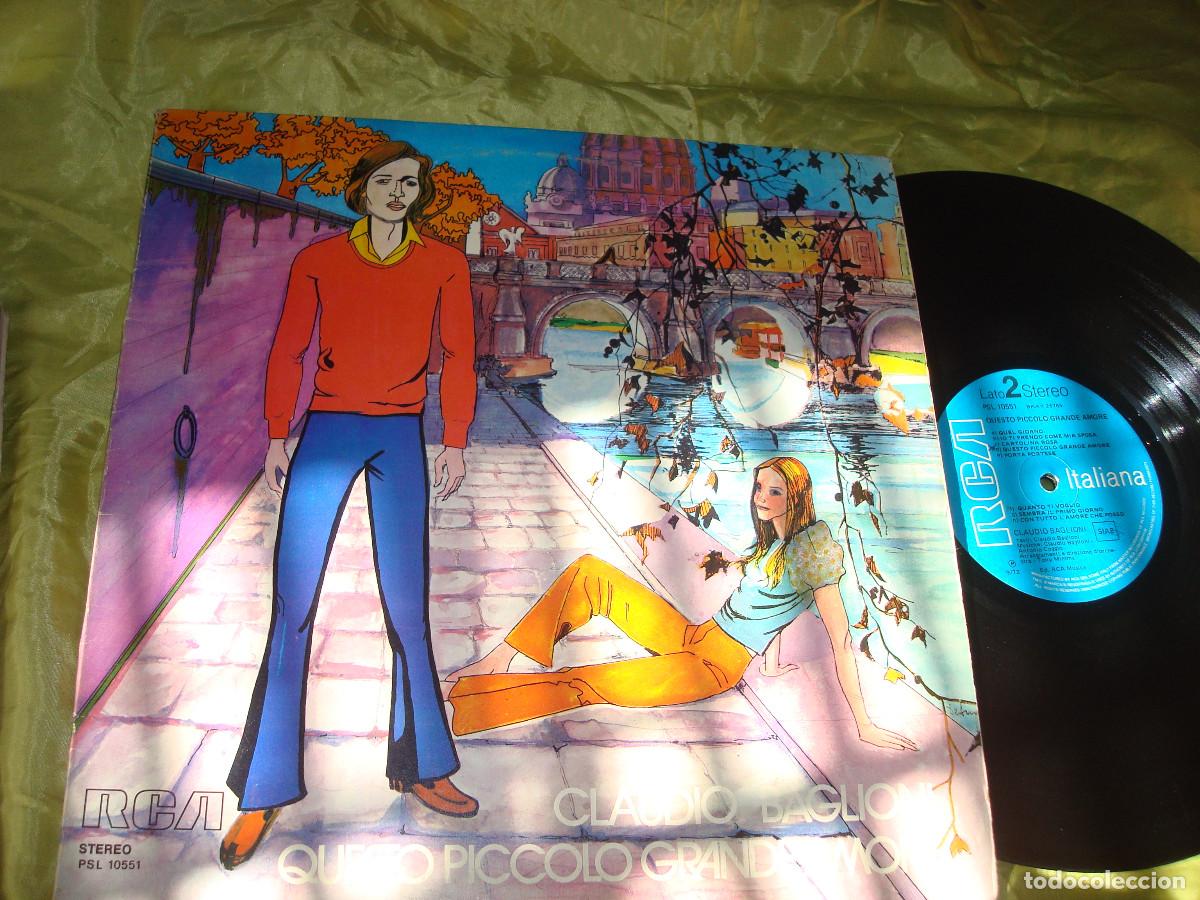 Discos de vinilo: CLAUDIO BAGLIONI. QUESTO PICCOLO GRANDE AMORE. RCA ITALIANA, 1972. EDC. ITALY(#)