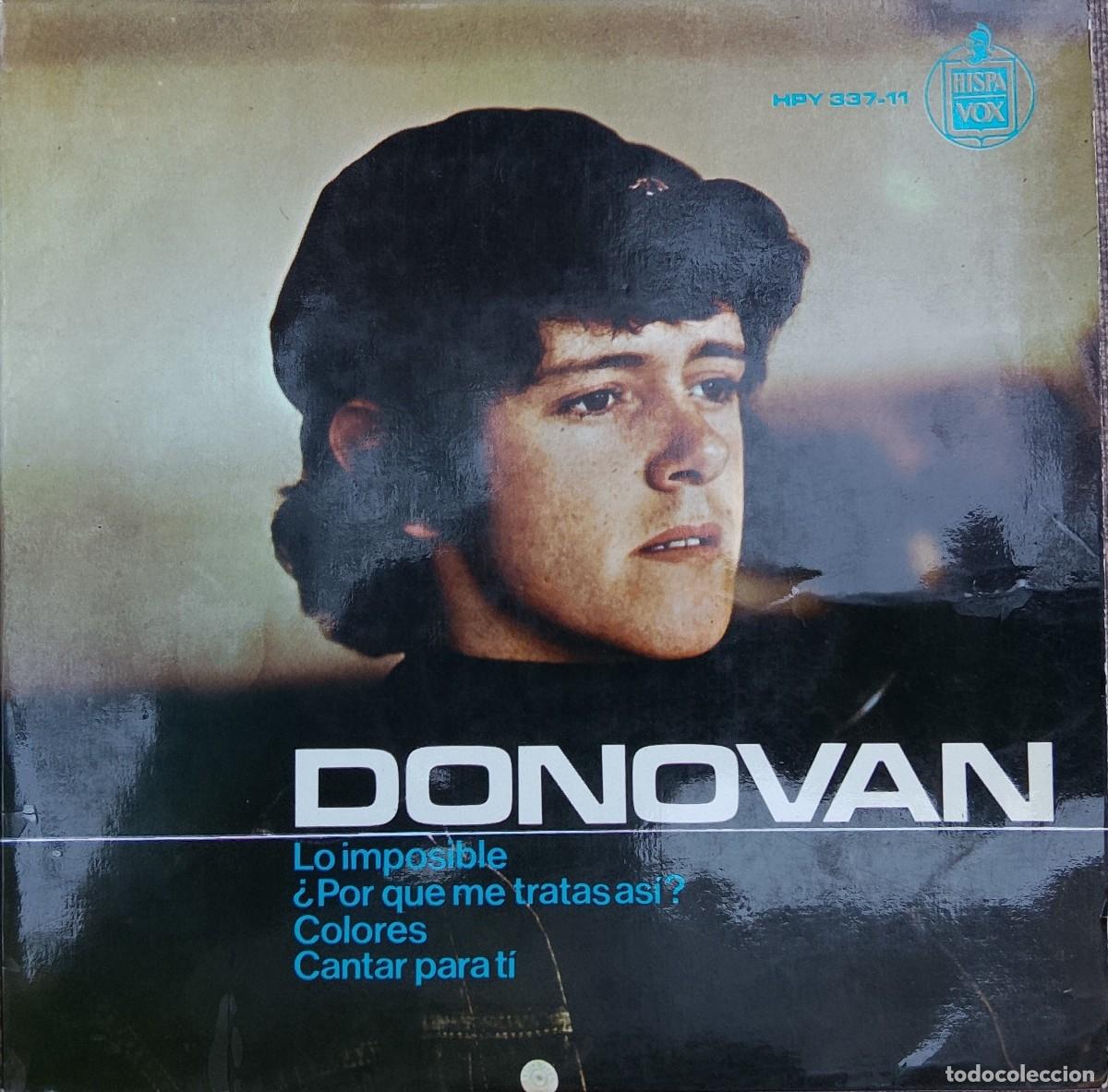 Discos de vinilo: Donovan. Colores. Vinilo EP 7&rdquo;. HPY 337-11.