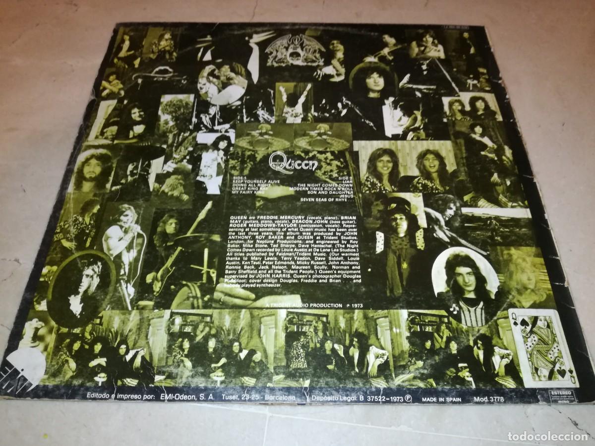 Discos de vinilo: QUEEN-SU PRIMER LP-ORIGINAL ESPA&Ntilde;OL 1973 - Foto 2