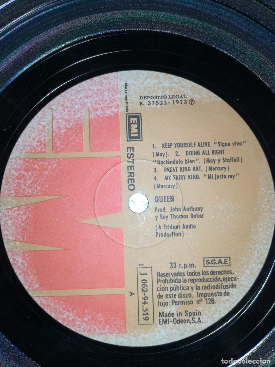 Discos de vinilo: QUEEN-SU PRIMER LP-ORIGINAL ESPA&Ntilde;OL 1973 - Foto 3