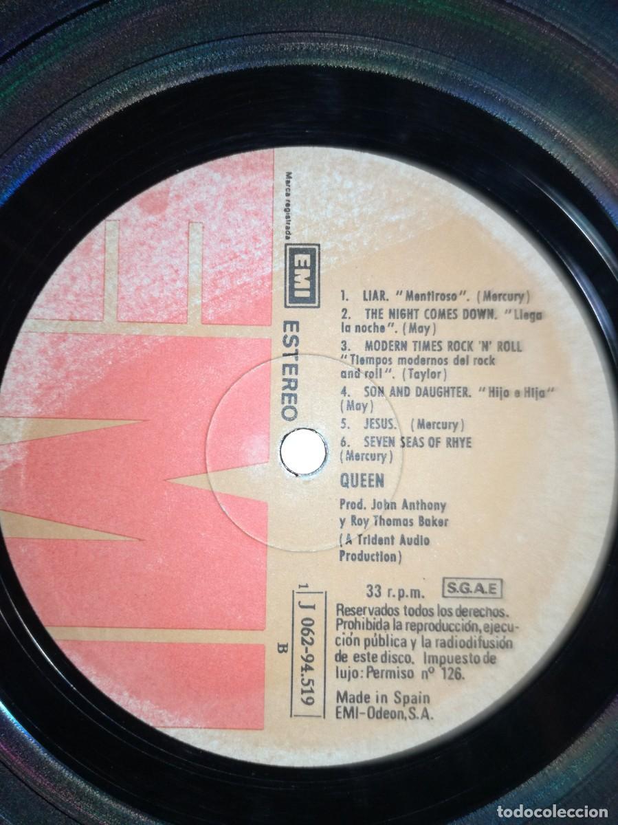Discos de vinilo: QUEEN-SU PRIMER LP-ORIGINAL ESPA&Ntilde;OL 1973 - Foto 4