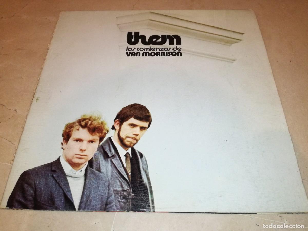 Discos de vinilo: THEM-LOS COMIENZOS DE VAN MORRISON-ORIGINAL ESPA&Ntilde;OL 1975 - Foto 1