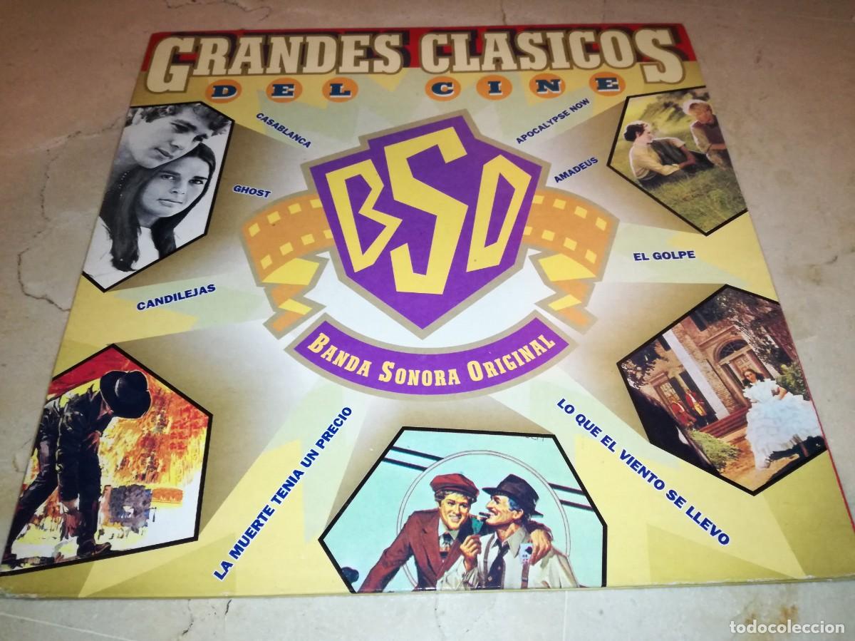 Discos de vinilo: GRANDES CLASICOS DEL CINE-BANDA SONORA ORIGINAL-DOBLE LP-EN EXCELENTE ESTADO