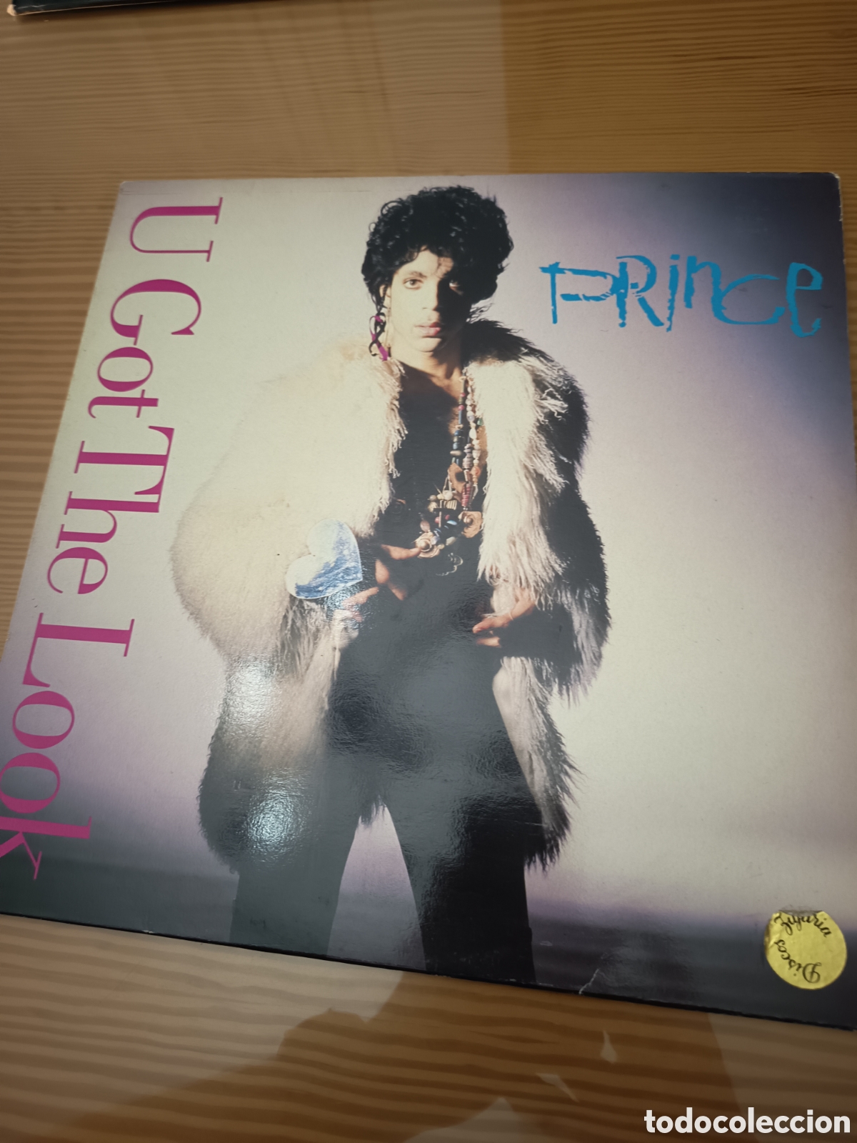Discos de vinilo: Disco vinilo maxi de Prince &rdquo; U Gote The Look &rdquo; primera edici&oacute;n espa&ntilde;ola de 1987,como nuevo