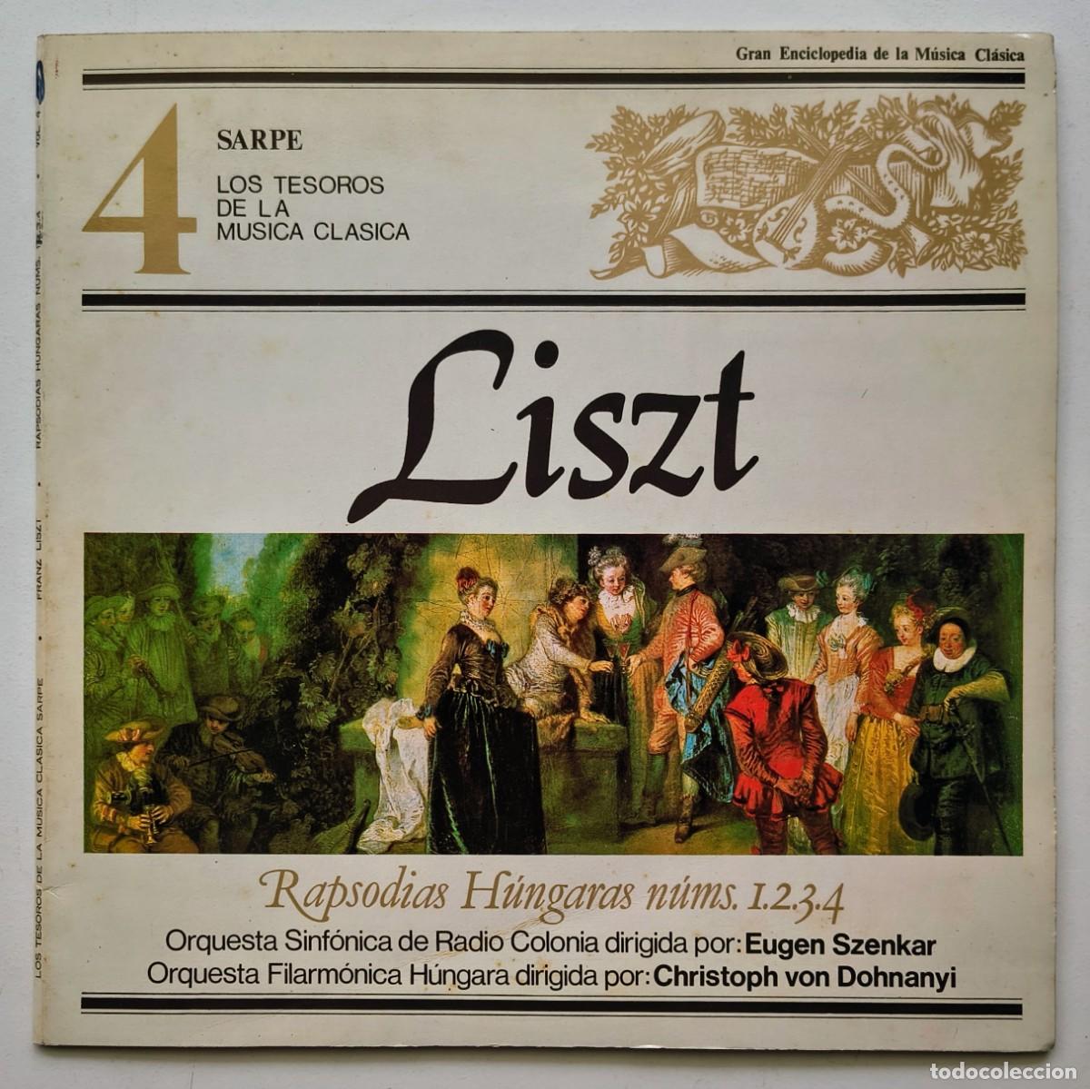 Vinyl records: Liszt - Los Tesoros de la musica clasica - 4