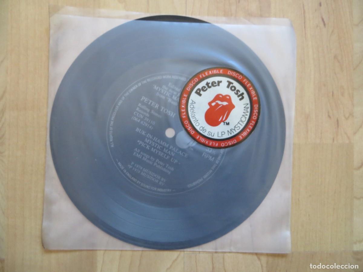 Vinyl records: Peter Tosh - Buk-In-Hamm Palace / Mystic Man / Pick Myself Up (Flexi, 7&rdquo;, S/Sided, Promo)