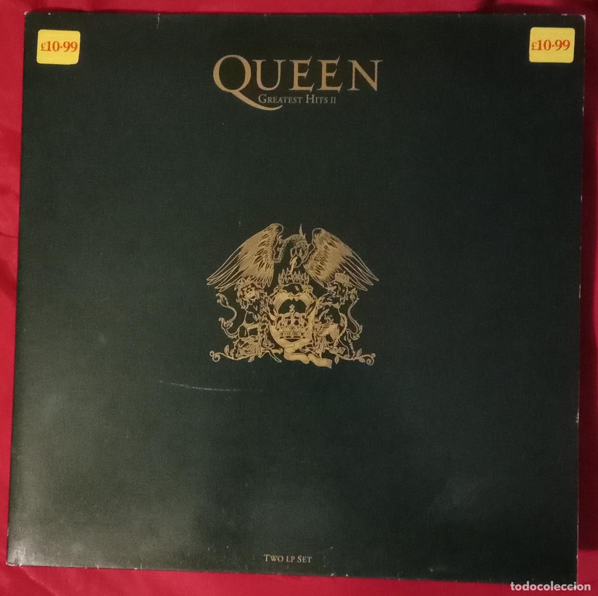Discos de vinilo: QUEEN - Greatest Hits II - Doble LP - Edit. Parlophone. 1991 (Se Escucha Fritura)
