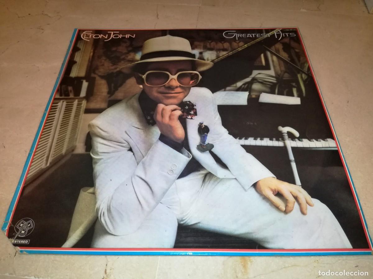 Discos de vinilo: ELTON JOHN-GREATEST HITS-ORIGINAL ESPA&Ntilde;OL 1974