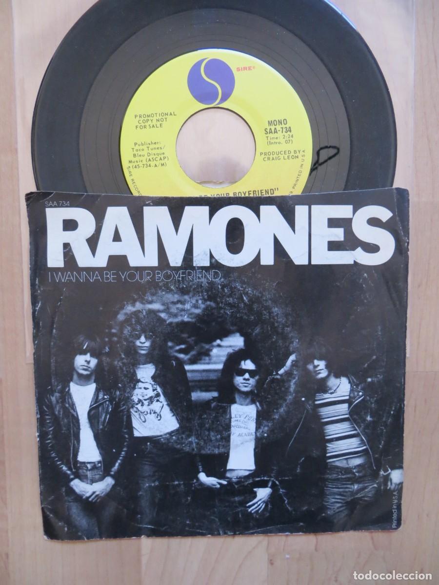 Discos de vinilo: Ramones - I Wanna Be Your Boyfriend (7&rdquo;, Single, Mono, Promo) 1976 U.S.- JOYA DE COLECCIONISTA !!!