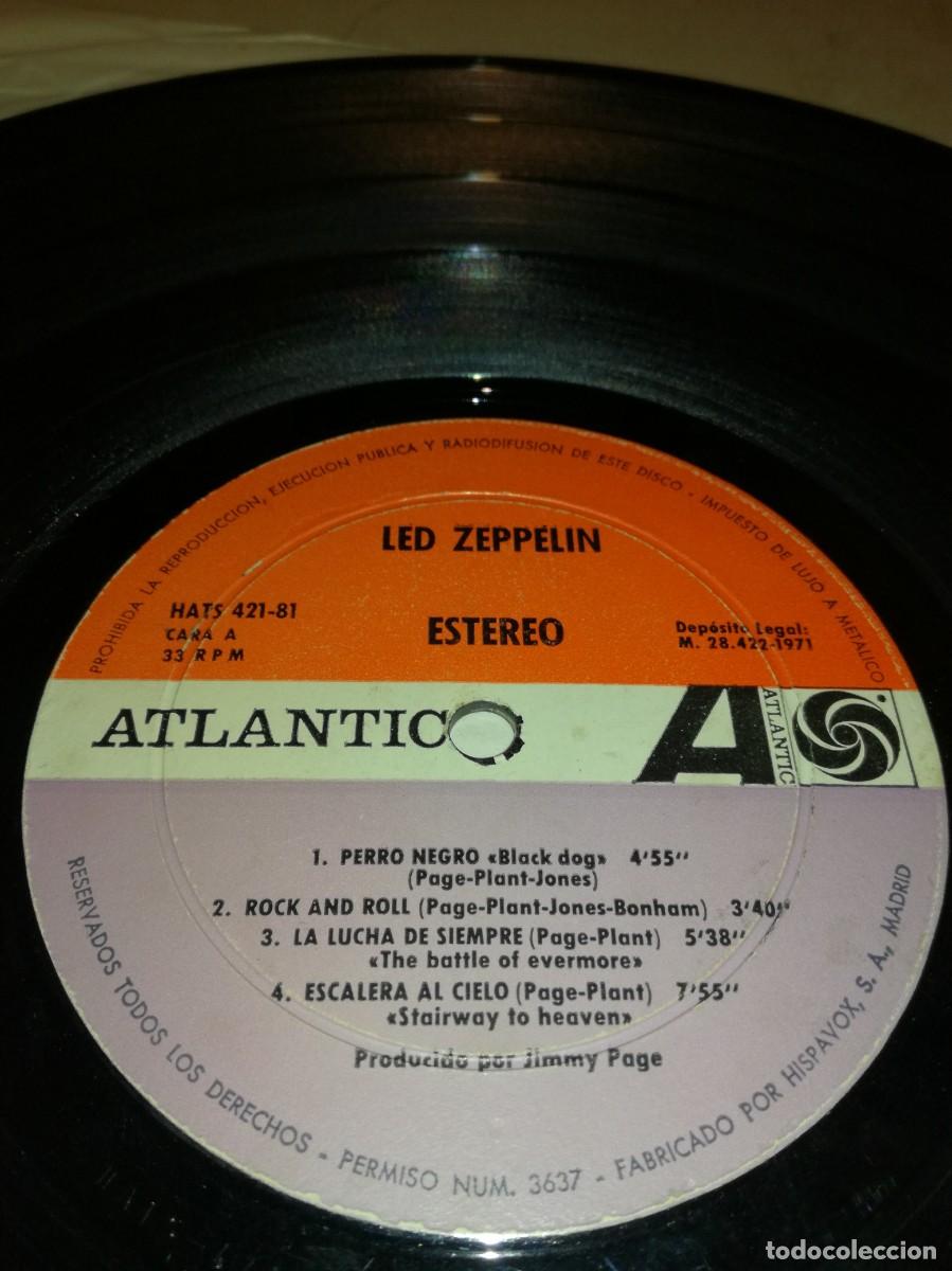 Discos de vinilo: LED ZEPPELIN IV-GATEFOLD-PRIMERA EDICI&Oacute;N ESPA&Ntilde;OL 1971 - Foto 4