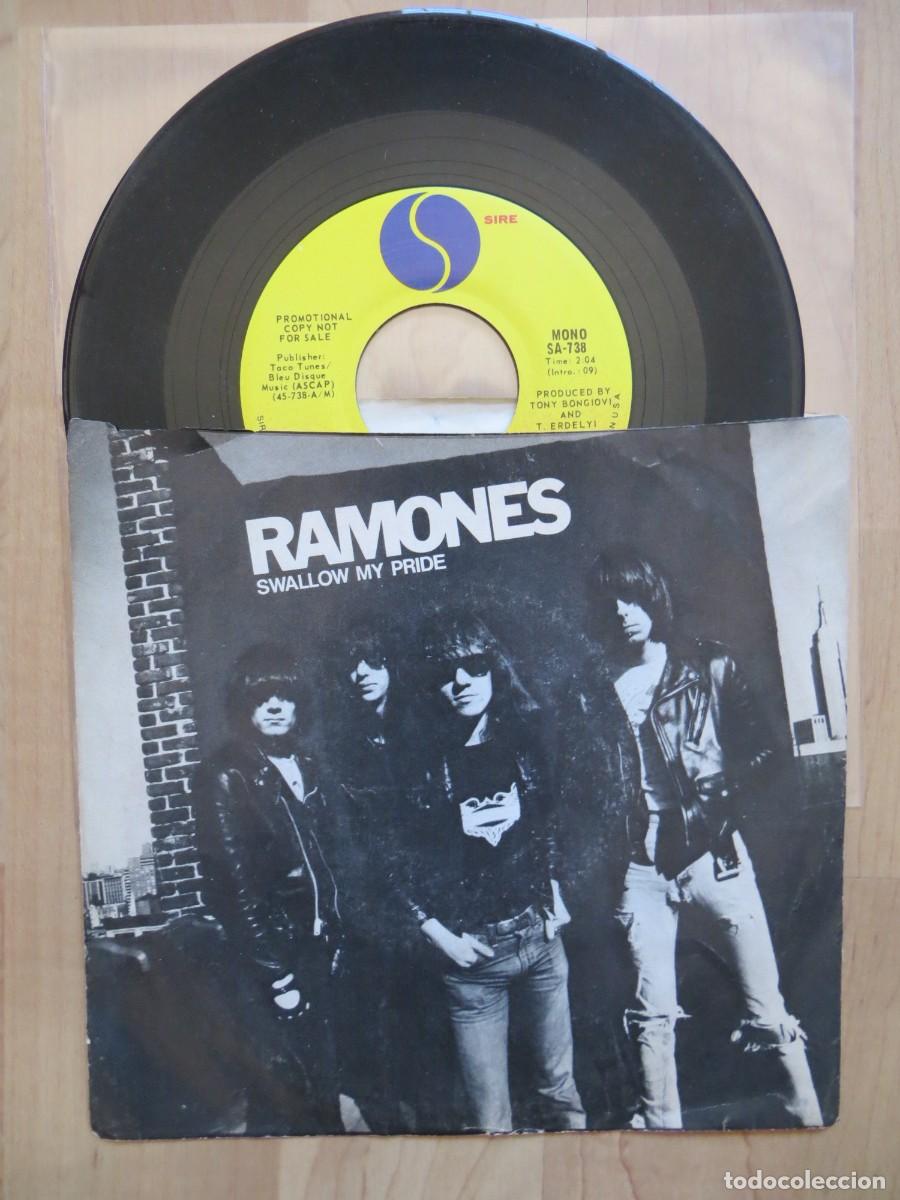 Discos de vinilo: Ramones - Swallow My Pride (7&rdquo;, Single, Mono, Promo) 1977 U.S.- JOYA DE COLECCIONISTA !!!