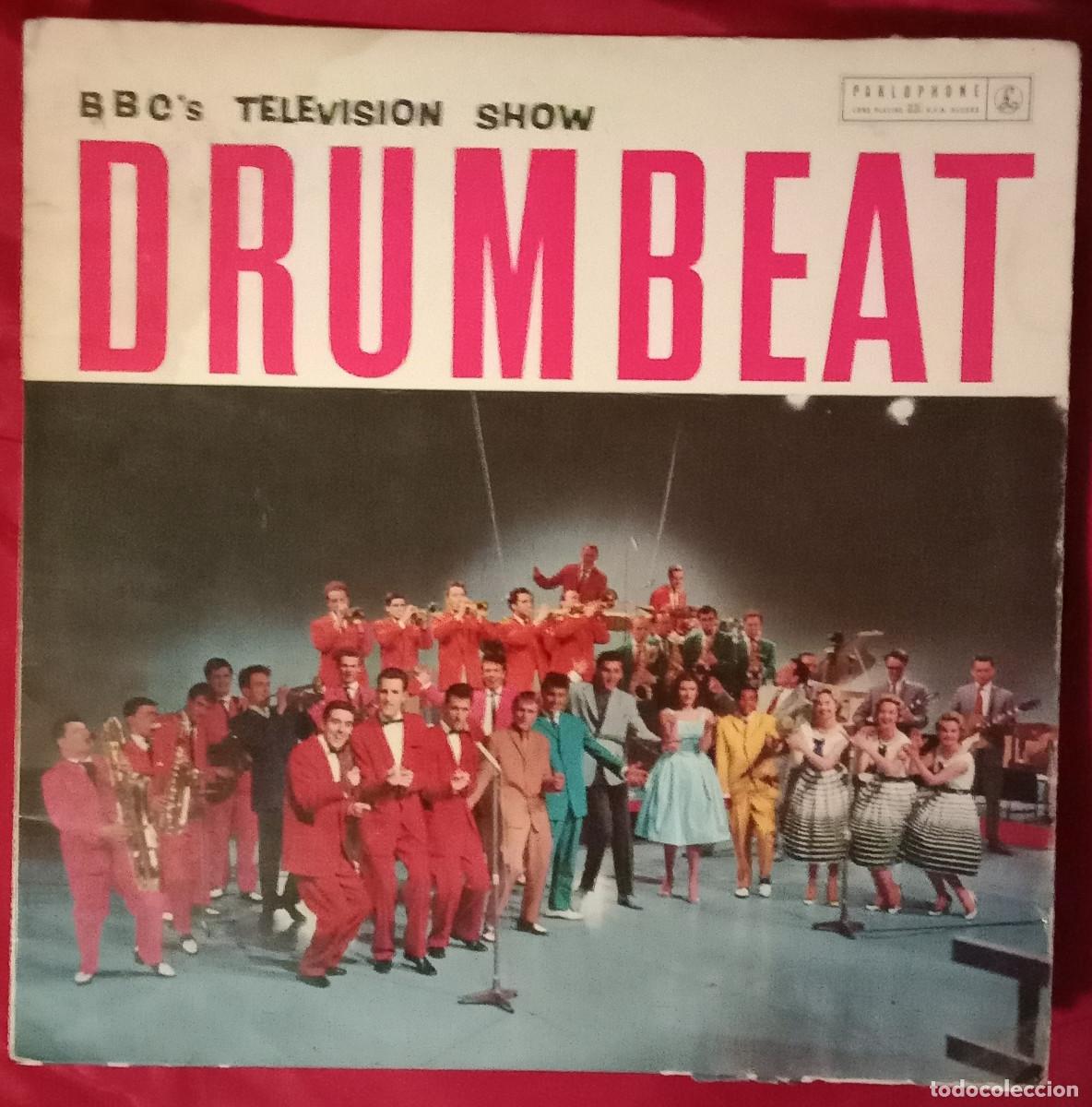 Discos de vinilo: BBC&acute;s TELEVISION SHOW-DRUMBEAT-Vince Eager / The Kingpins... - Edit. Parlophone (Se Escucha Fritura)