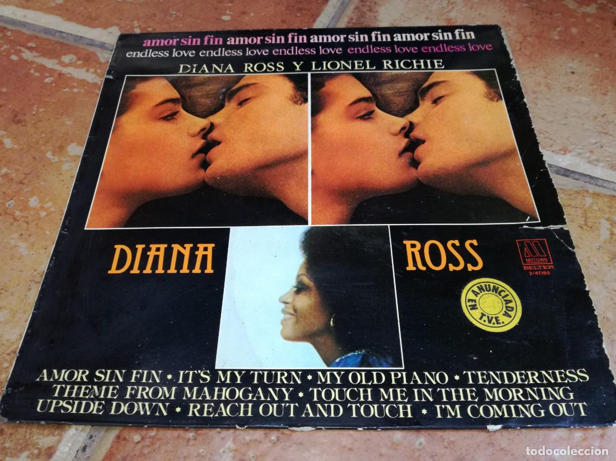 Discos de vinilo: DIANA ROSS-AMOR SIN FIN (ENDLESS LOVE)-ORIGINAL ESPA&Ntilde;OL 1981