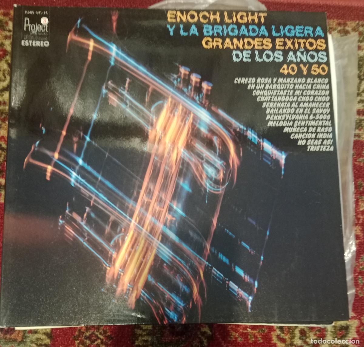 Discos de vinilo: Enoch Light And The Light Brigade &ndash; Grandes Exitos De Los A&ntilde;os 40 y 50 Lp Espa&ntilde;a 1973
