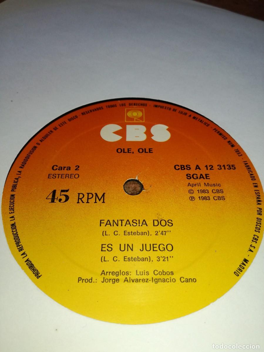Discos de vinilo: OLE OLE-NO CONTROLES-ORIGINAL 1983 - Foto 3