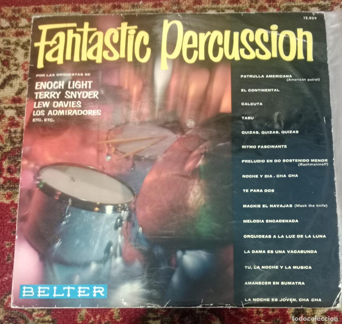 Discos de vinilo: Various &ndash; Fantastic Percussion Lp Espa&ntilde;a 1961 - Foto 1