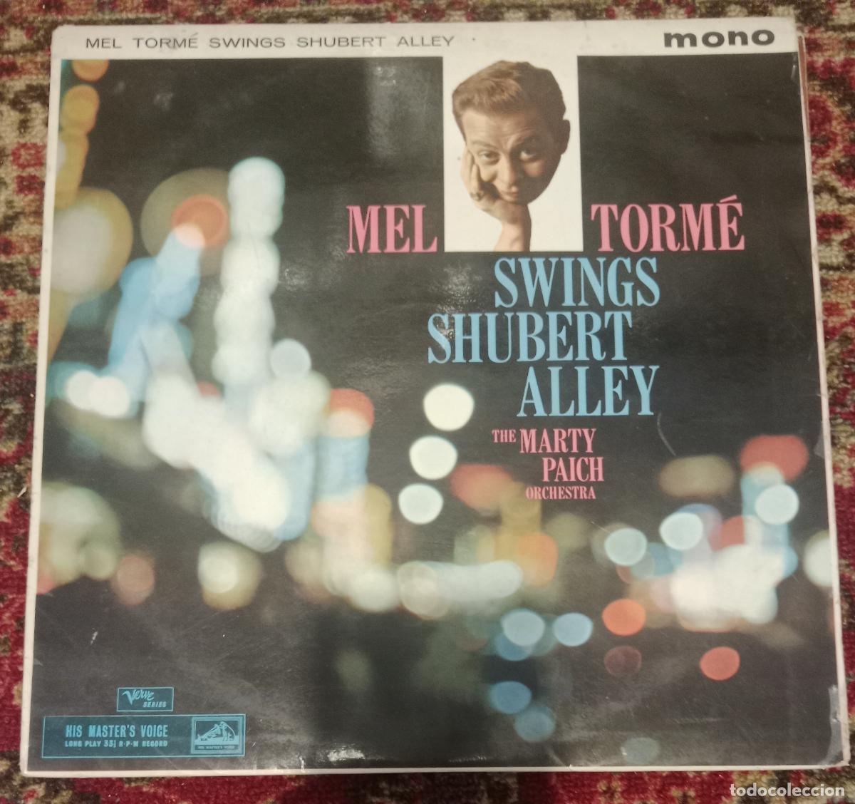 Discos de vinilo: Mel Torm&eacute; With The Marty Paich Orchestra &ndash; Swings Shubert Alley Lp UK 1960