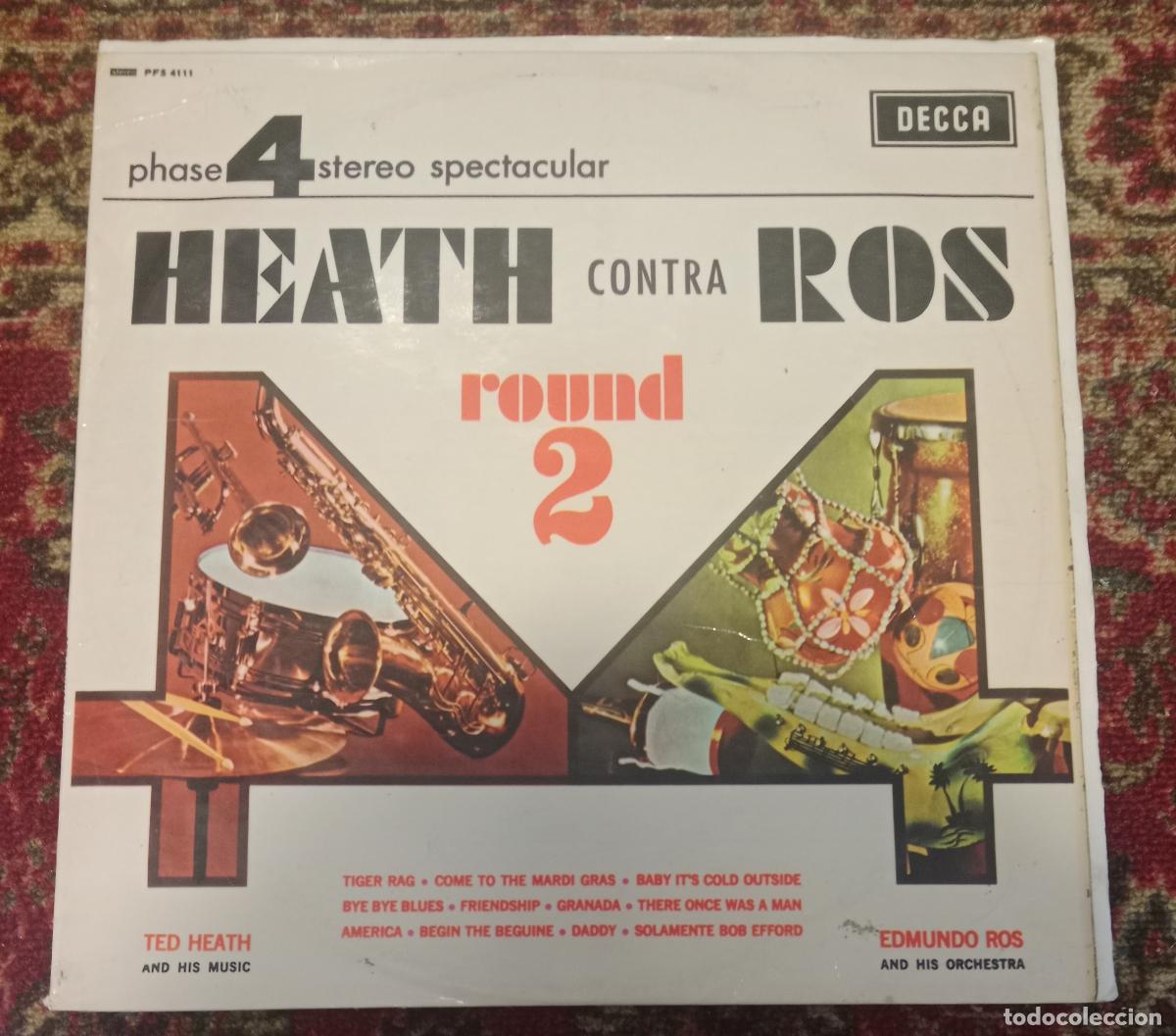 Discos de vinilo: Ted Heath And His Music Contra Edmundo Ros &ndash; Heath Contra Ross - Round 2 Lp Espa&ntilde;a 1967