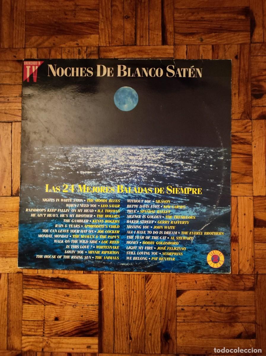 Discos de vinilo: Vinilo Pop/Rock - Noches de Blanco Sat&eacute;n - Ed. Espa&ntilde;a 1991 - Solo Disco 1