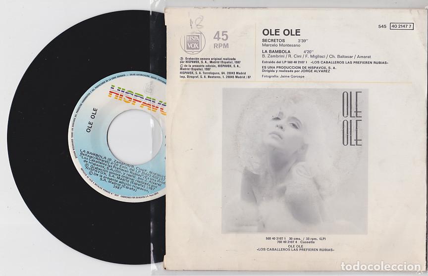Discos de vinilo: OL&Eacute; OL&Eacute; Secretos (single de vinilo) - Foto 2