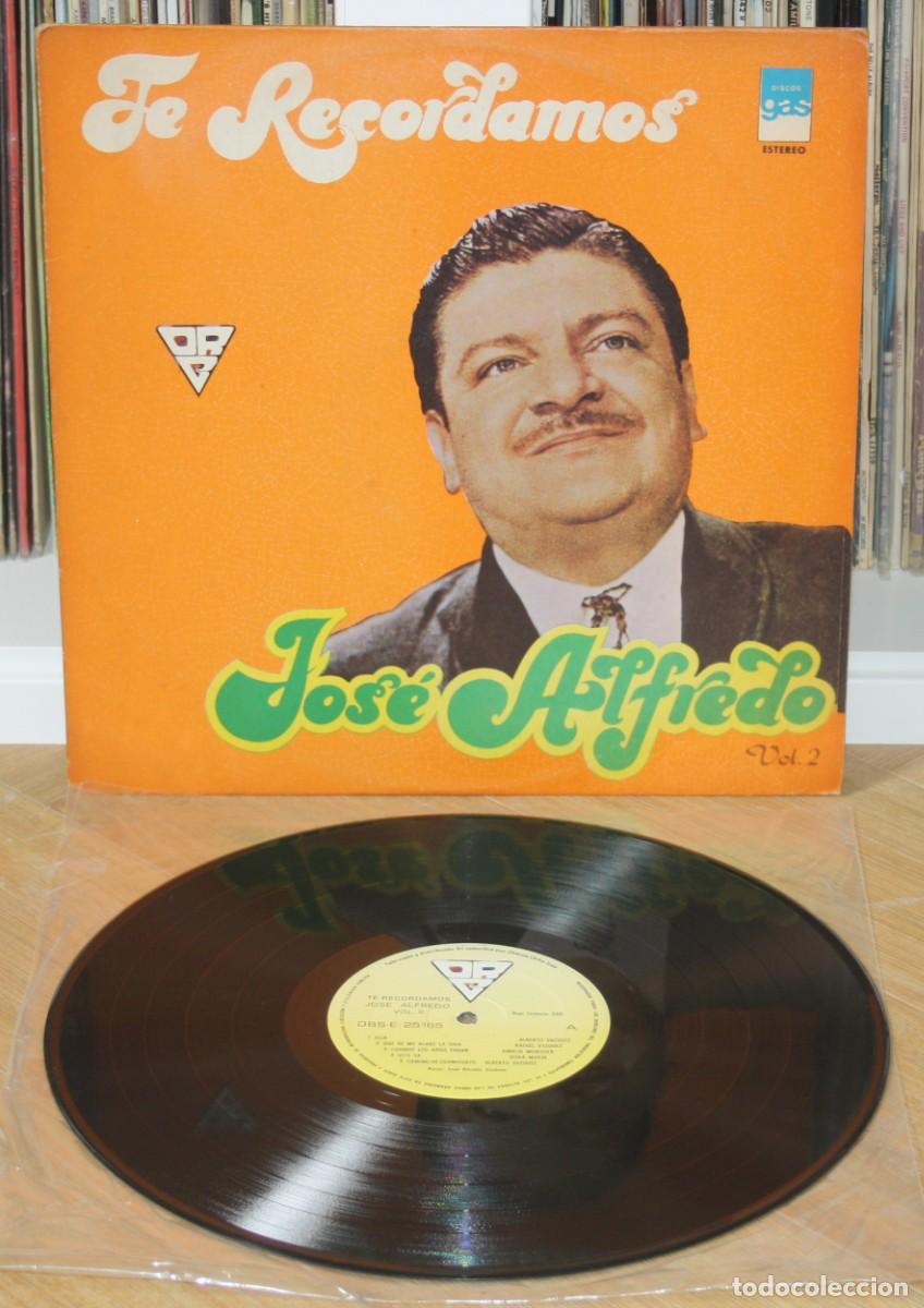 Discos de vinilo: JOSE ALFREDO JIMENEZ Te Recordamos Jos&eacute; Alfredo Vol. 2 Colombia 1979 LP Raro vinilo Mexico ranchera
