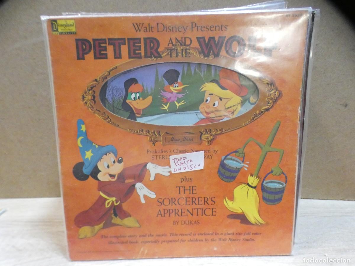 Discos de vinilo: ARKANSAS1980 BOXX728 VINILO DESTROZADO A TU RIESGO - PETER AND WOLT TAPA SUELTA SIN DISCO
