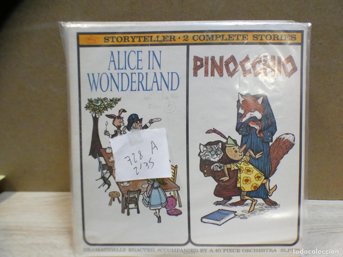 Discos de vinilo: ARKANSAS1980 BOXX728 VINILO BUEN ESTADO - ALICE IN WONDERLAND AND PINOCCHIO