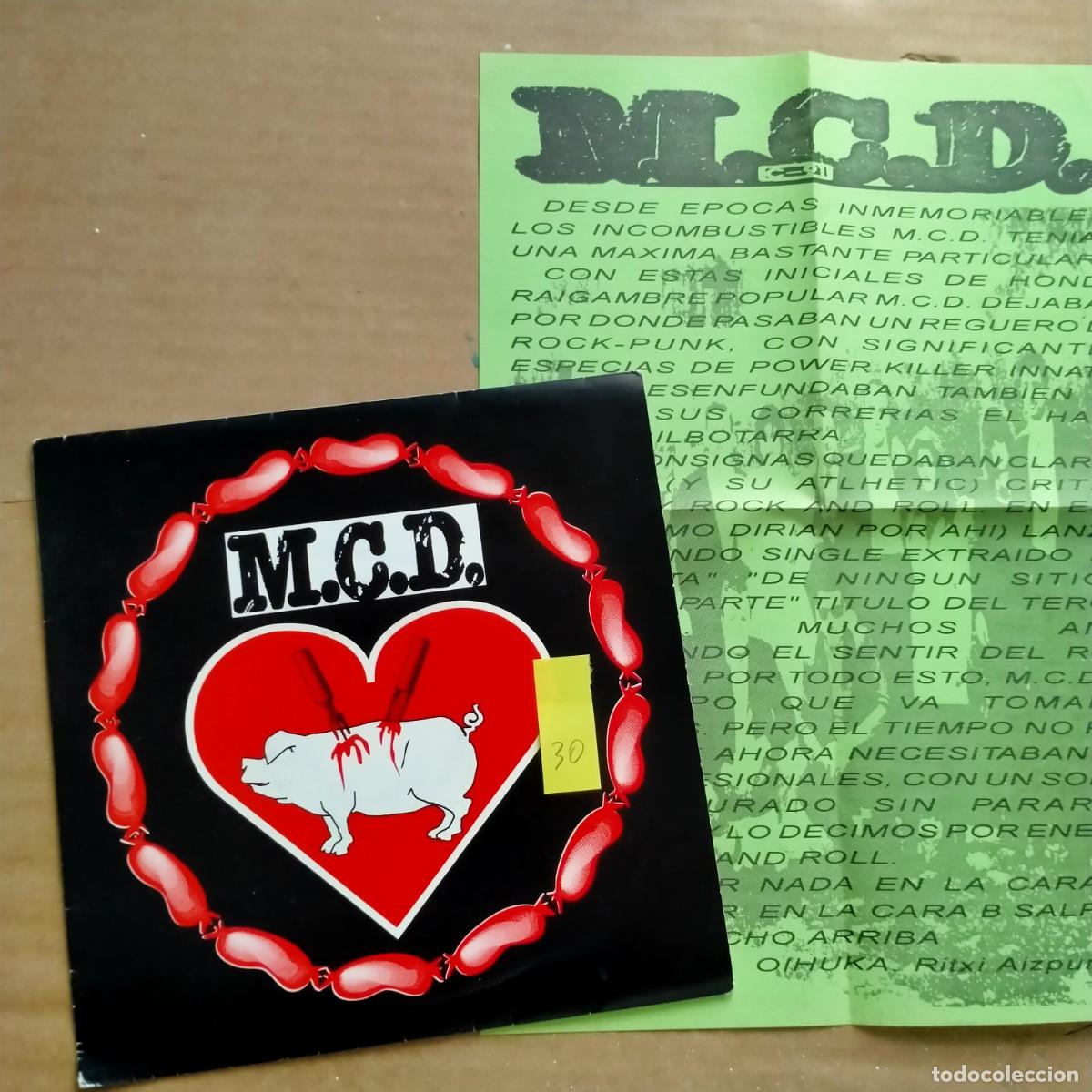 Discos de vinilo: M.C.D. SINGLE TODO POR NADA- SUCIO AMOR. OIHUKA 1992. SIN USAR. COMPLETAMENTE NUEVO. CON HOJA PROMO