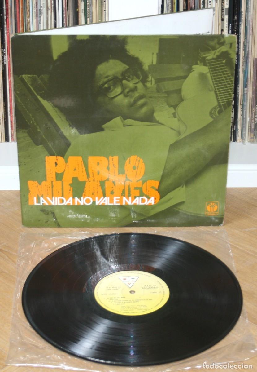 Discos de vinilo: PABLO MILANES La Vida No Vale Nada 1978 Original Colombia LP Portada Diferente vinilo