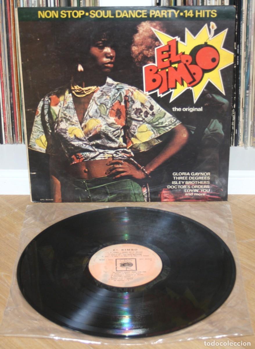 Discos de vinilo: EL BIMBO Non Stop Soul Dance Party 1975 LP Israel Isley Brothers Gloria Gaynor