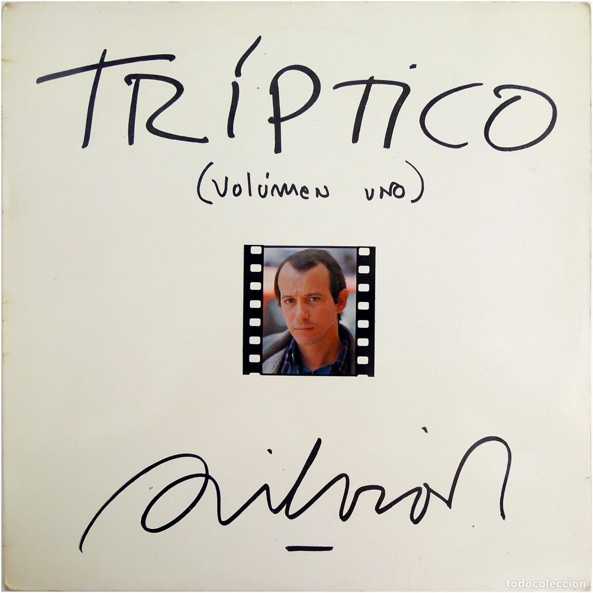 Discos de vinilo: Silvio Rodr&iacute;guez &lrm;- Tr&iacute;ptico (Vol&uacute;men uno) - LP Spain 1984 - Fonomusic/Areito 892195/9