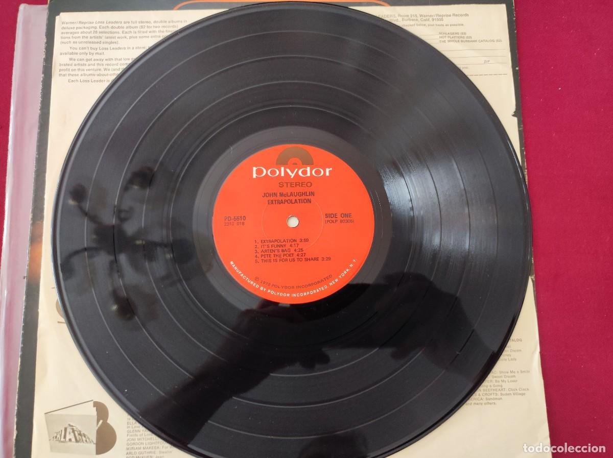 Discos de vinilo: Vinilo Jazz - John McLaughlin - Extrapolation - Ed. EE.UU. 1972 - Polydor - Foto 6