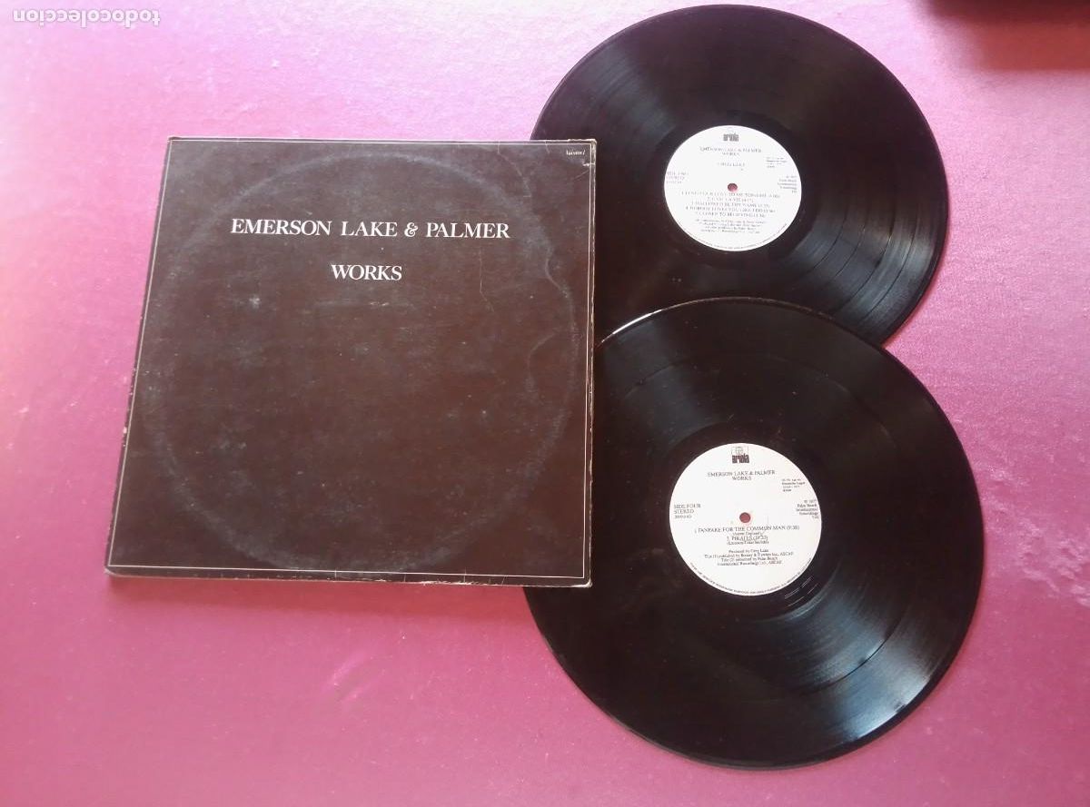 Discos de vinilo: EMERSON LAKE PALMER WORKS 1977 LP L31 42