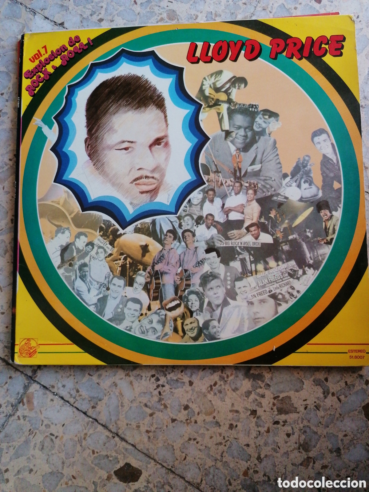 Discos de vinilo: LP LLOYD PRICE EXPLOSION DE ROCK & ROLL VOL 7 1982 ESPA&Ntilde;A