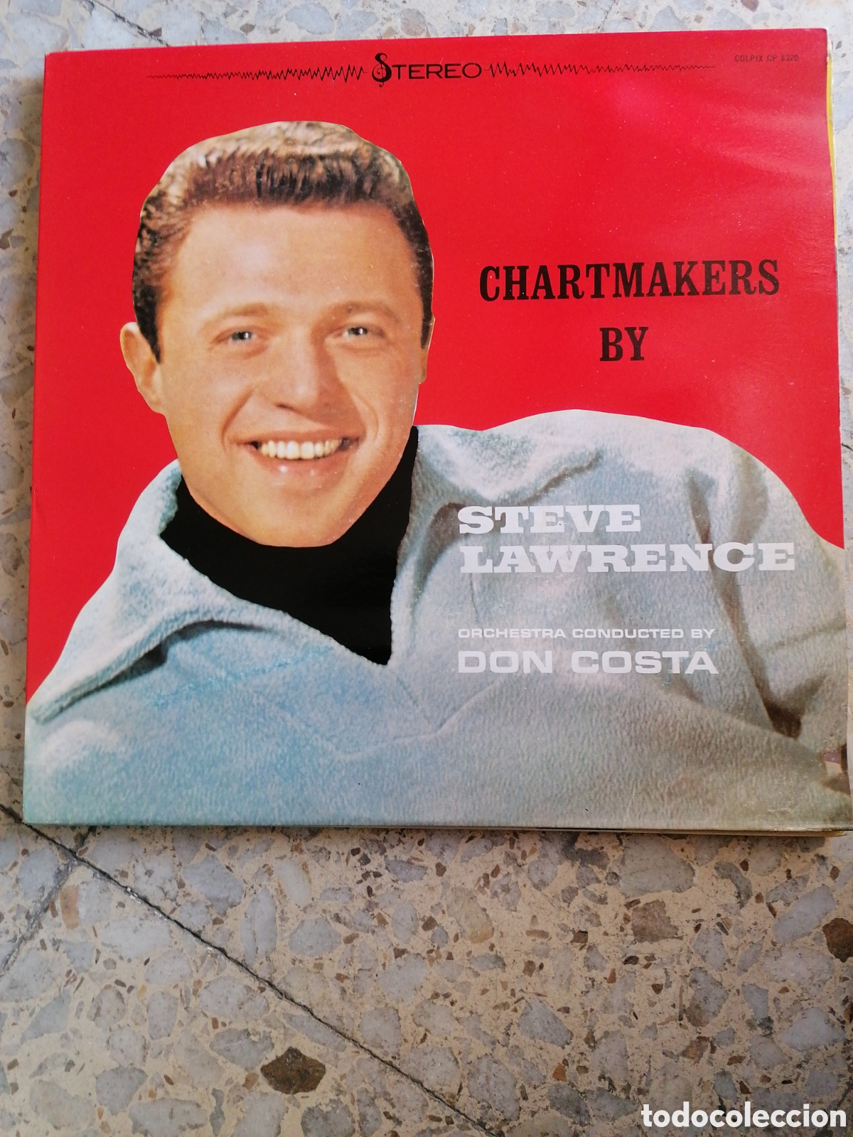 Discos de vinilo: LP STEVE LAWERENCE CHARTMAKERS 1987 USA - Foto 1