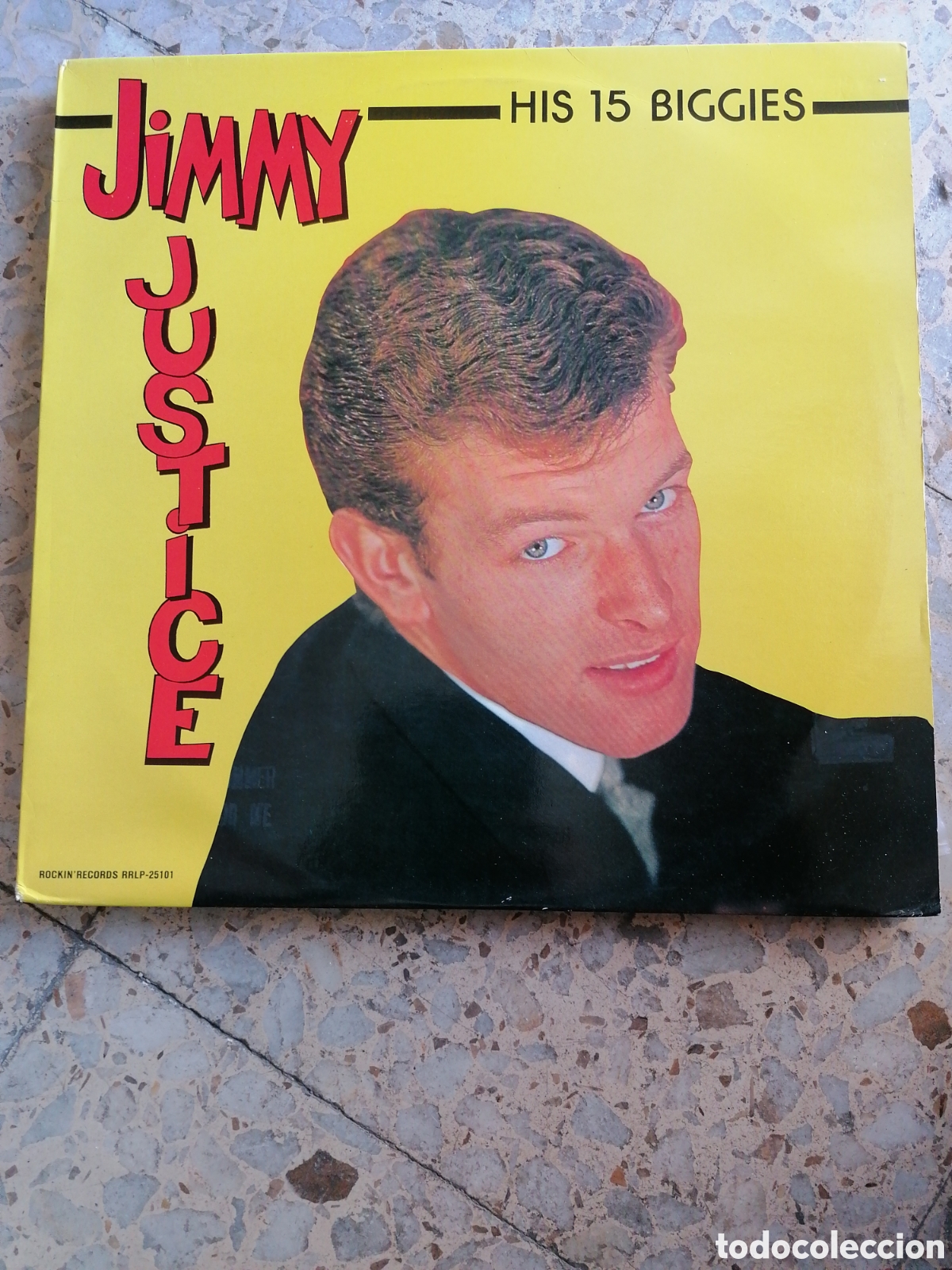 Discos de vinilo: LP JIMMY JUSTICE HIS 15 BIGGIES 1989 EU