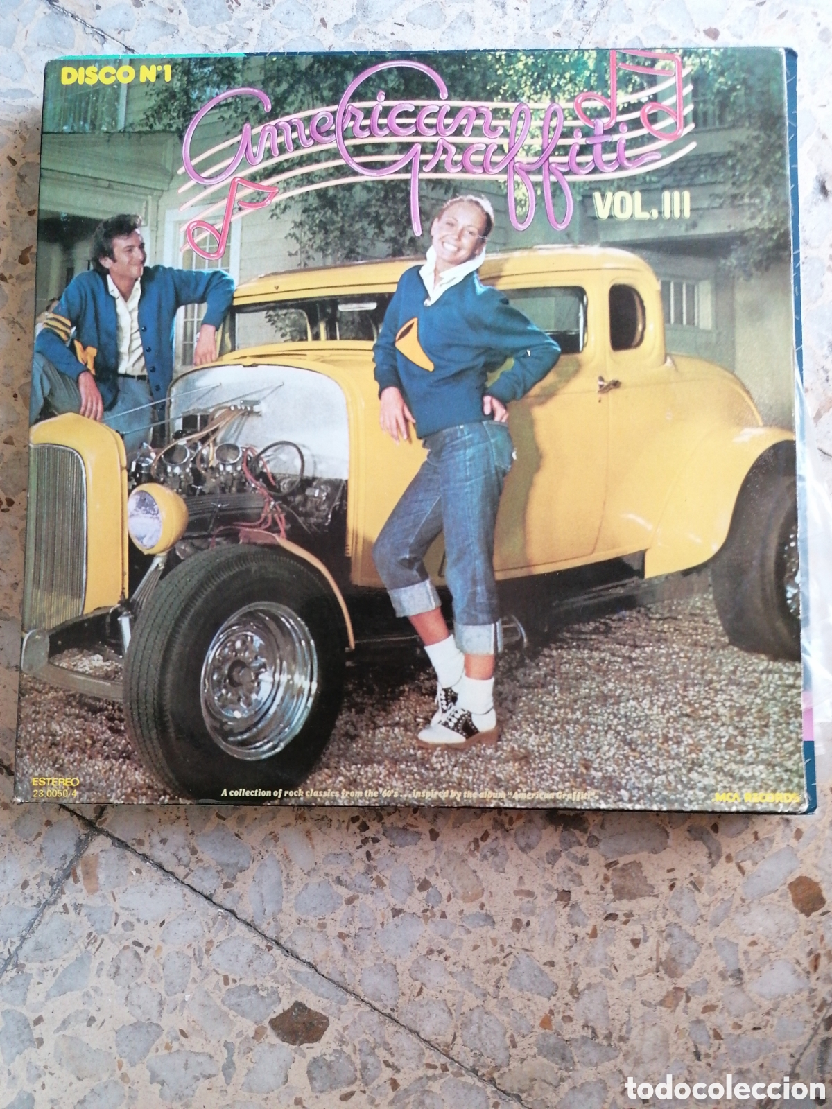 Vinyl-Schallplatten: 2 LP AMERICAN GRAFFITI VOL III ESPA&Ntilde;A 1976 PORTADA DOBLE