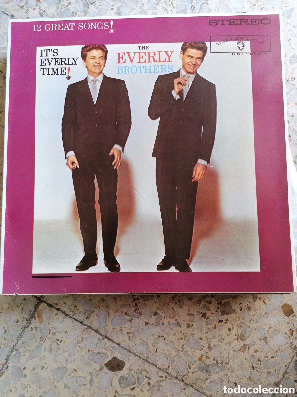 Discos de vinilo: LP THE EVERLY BROTHERS IT&acute;S EVERLY TIME 12 GREAT SONGS 1960 GERMANY