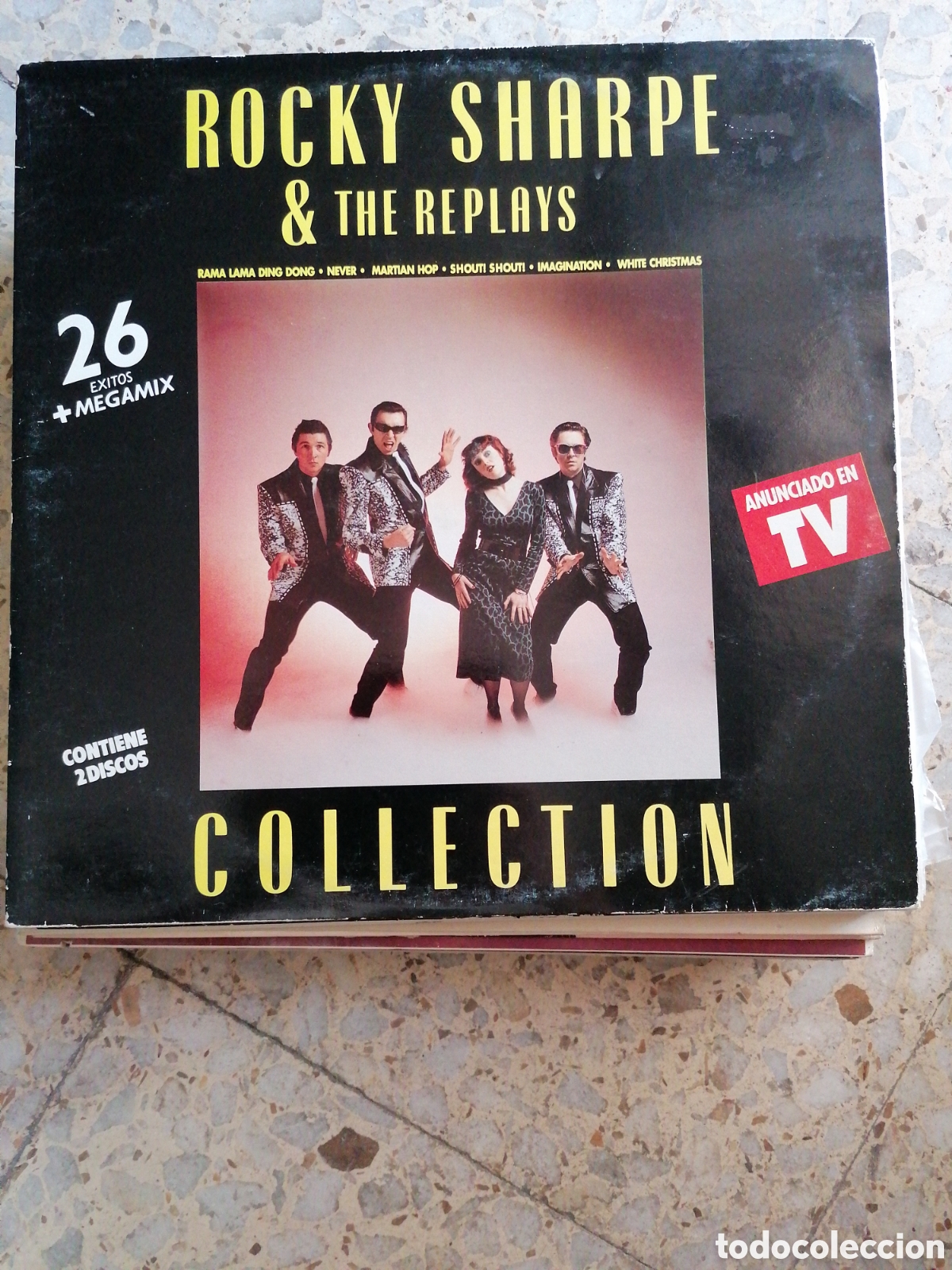 Discos de vinilo: 2 LP ROCKY SHARPE & THE REPLAYS COLLECTION 1990 ESPA&Ntilde;A PORTADA DOBLE