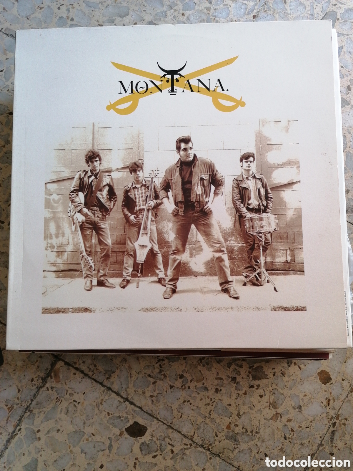 Discos de vinilo: LP MONTANA VELASCO 1989 ESPA&Ntilde;A INSERT - Foto 1