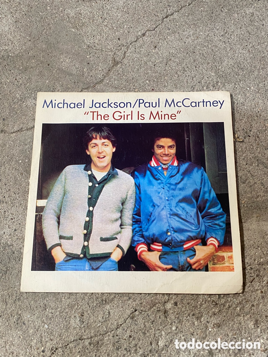 Discos de vinilo: Disco LP MICHAEL JACKSON / PAUL McCARTNEY ,THE GIRL IS MINE 1982