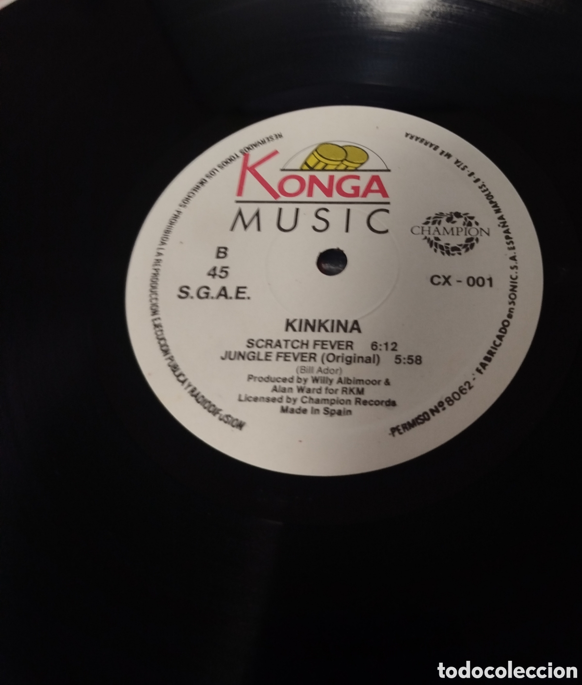 Discos de vinilo: Kinkina - Jungle Fever - Foto 3