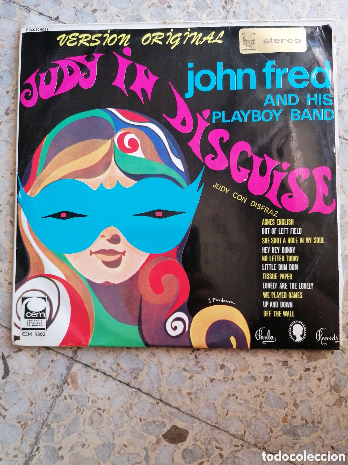 Discos de vinilo: LP JOHN FRED AND HIS PLAYBOY BAND JUDY IN DISGUISE 1968 ESPA&Ntilde;A